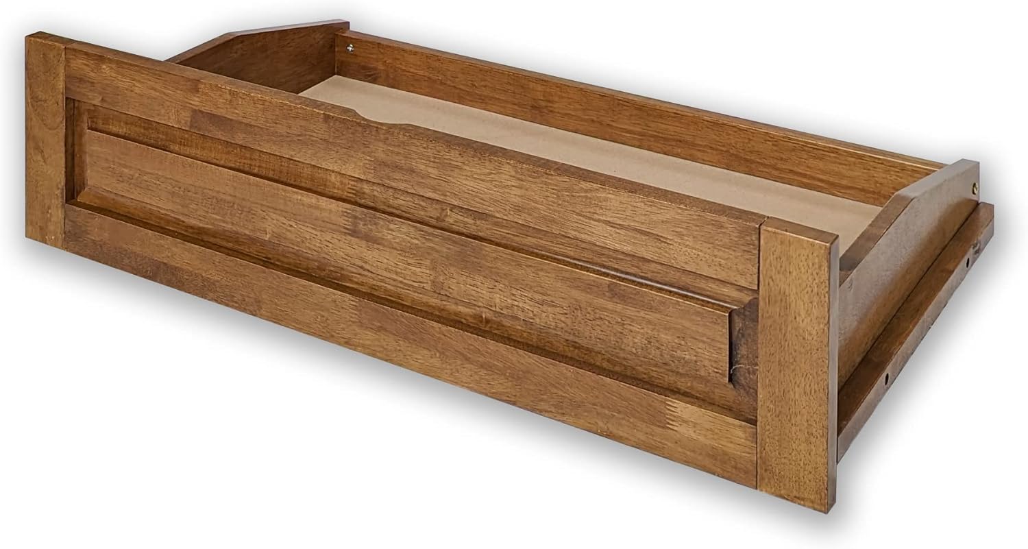 Nirvana Futons Dark Espresso Full Size Futon Storage Drawers only (Set of 2) - for Futon Frames/Platform Bed Frames