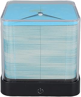 2024 Terra Papel Escultura 3d Calendário Arte 2024 Calendário Bloco de Notas Arte de Papel 3d para Professor Colega Colega Criança (Azul)