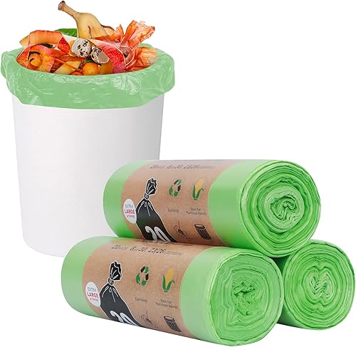 Vista 36 de Toplive Bolsa de basura de 4 galones, bolsas de basura pequeñas, bolsas de basura para el hogar, baño, dormitorio, cocina, oficina, papelera