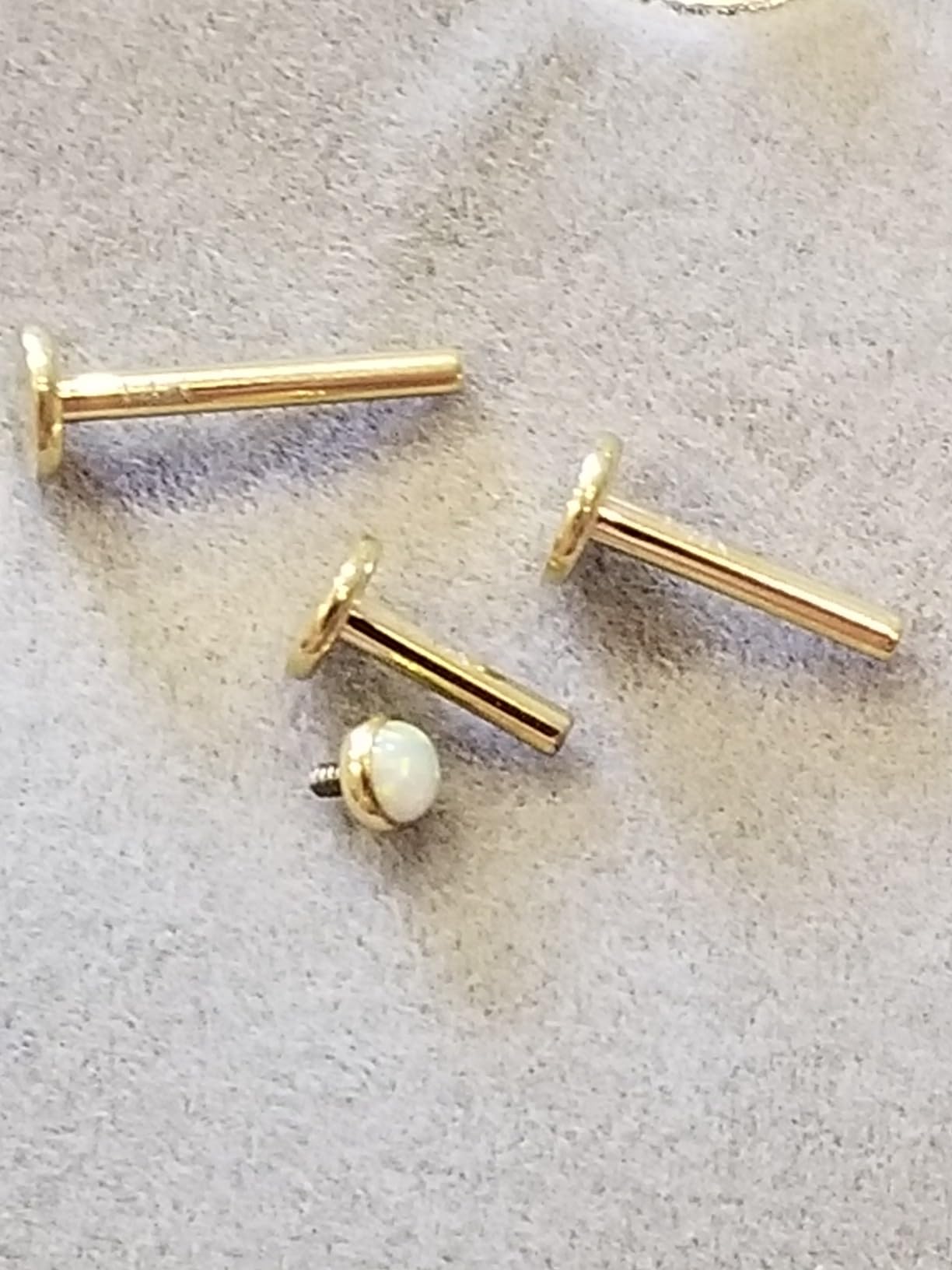 LOLIAS Piercing Set 16G 18G - Komplettset Mit Taper & Greifer Für Ohr, Nase, Lippe