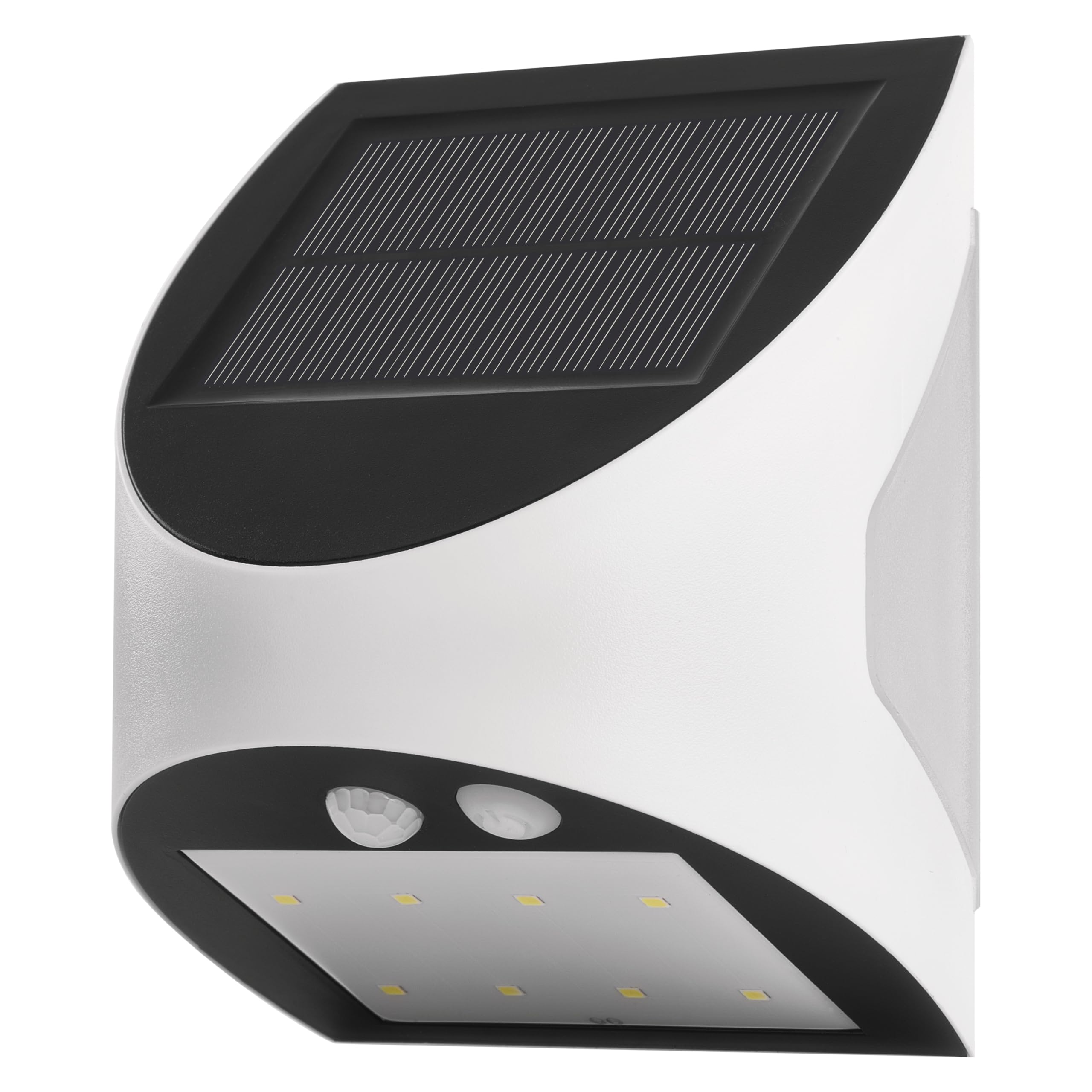 EMOS - Lumi LED Solar Lamp for Outdoor Use with Motion Sensor - Solar Wall Light for Home/Garden with Ambient Light - Sensor Range 5 m/120° - 2 Light Modes, Brightness Max. 240 lm, Neutral White -