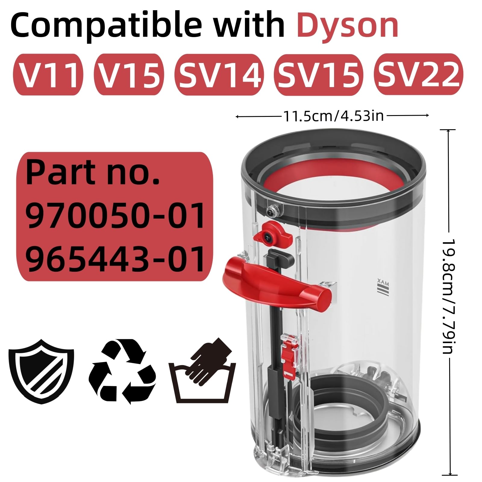Dyson V11 Filter & Bin Replacement - FREE SHIPPING -3