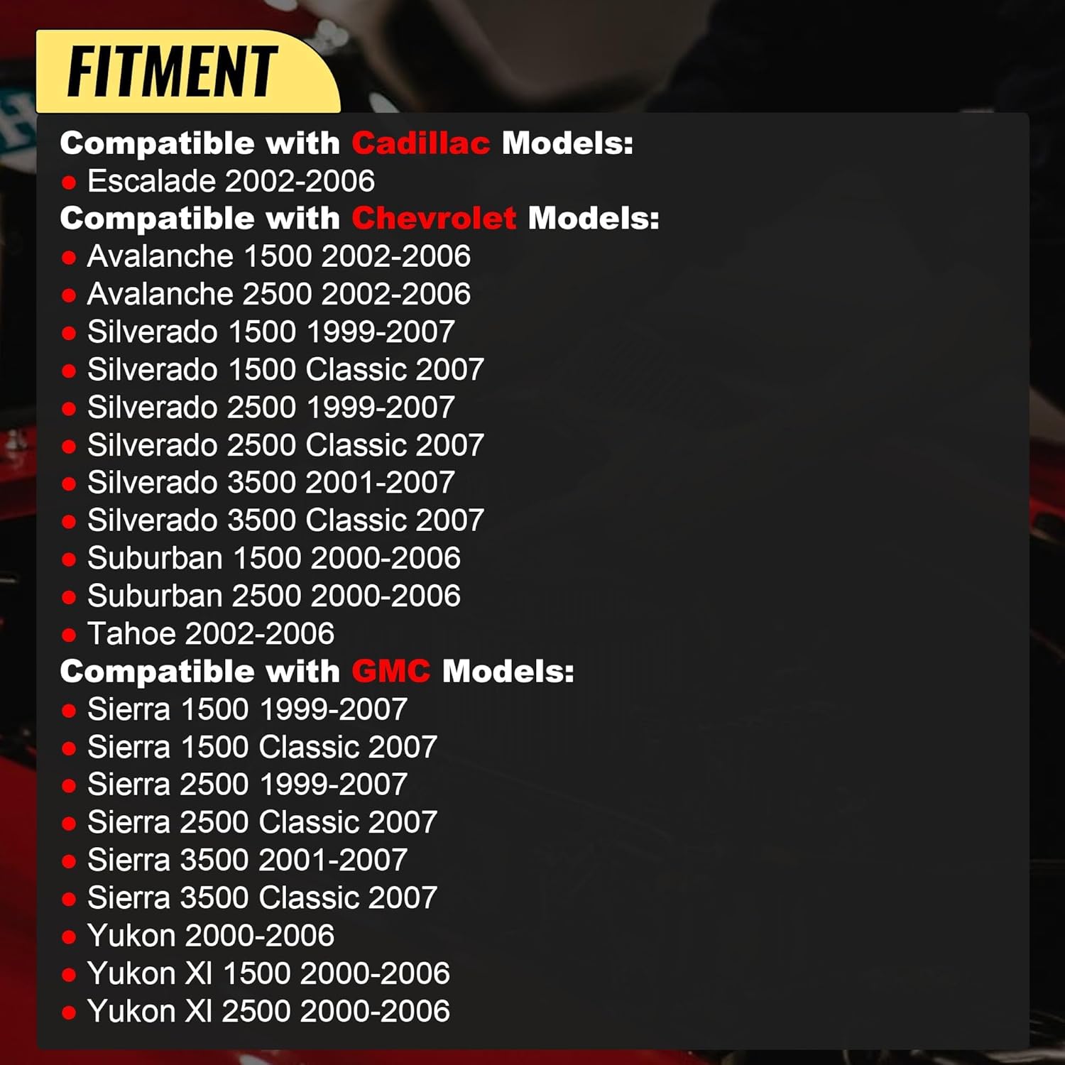 00085 Battery Tray Right Passenger Side Compatible with Chevrolet Silverado 1500 2500 Suburban Tahoe GMC Sierra 1500 2500 Yukon XL Cadillac Escalade