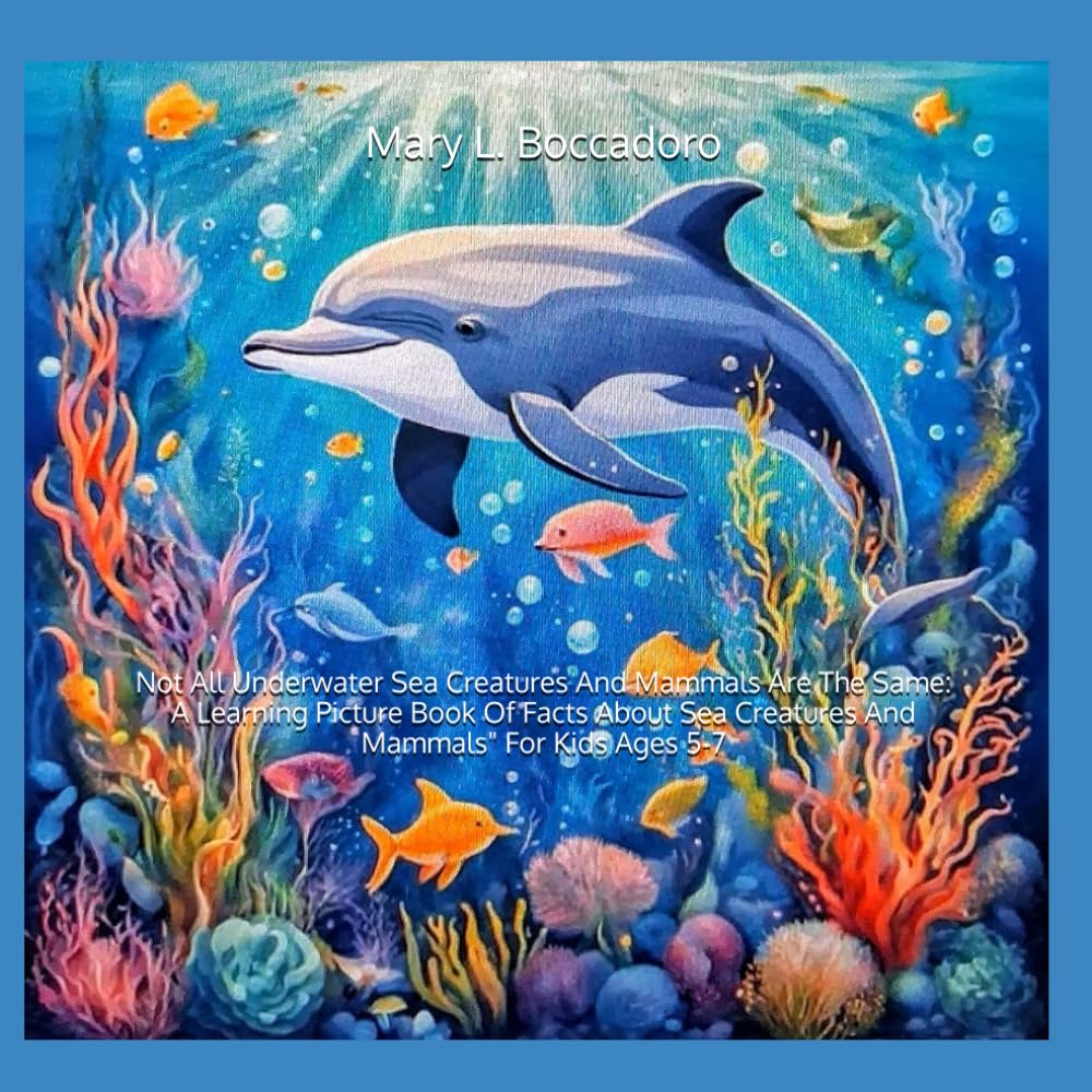 Not All Underwater Sea Creatures And Mammals Are The Same A Learning Picture Book Of Facts About Sea Creatures And Mammals" For Kids Ages 5-7