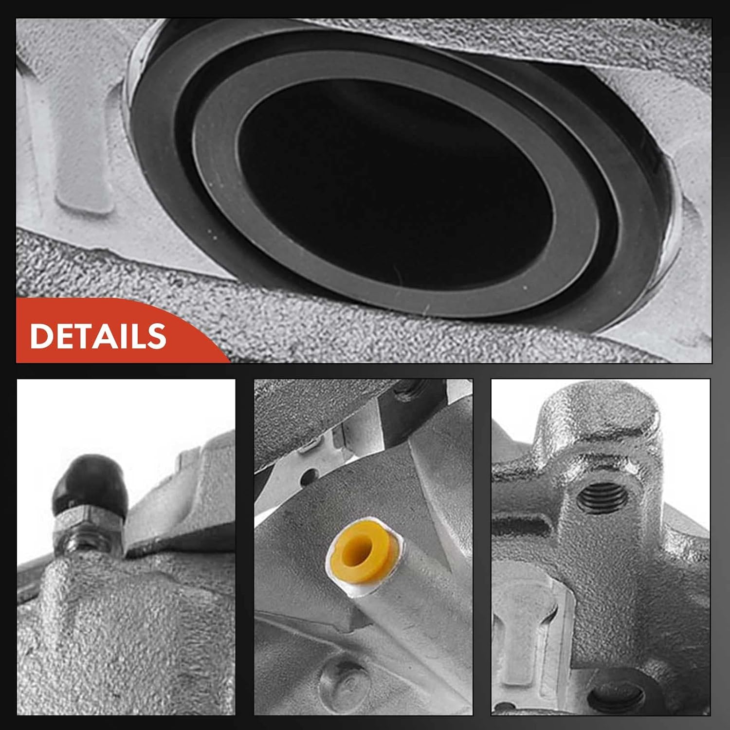 A-Premium Disc Brake Caliper Assembly Compatible with Select Mercedes-Benz Models - C230 2003-2005, C230 2006-2007, CLK350 2006-2009, SLK300 2009-2011, SLK350 2006-2011 - Front Left Driver Side