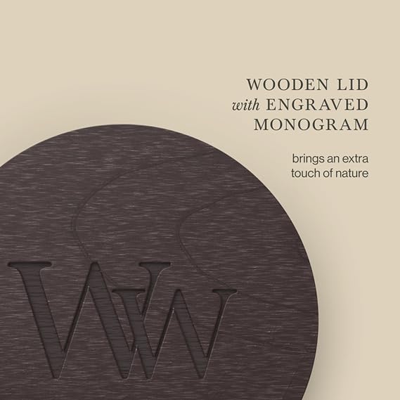 WoodWick Warm Woods Trilogy Holiday Candle Gifts for Women and Men, 9.7 oz Medium Hourglass Trilogy Candle with Crackling Wick