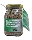 Artisan Palate Smoked Italian Herbs, Aged Balsamic Himalayan Pink Salt Jar | All Natural | Salad Dressings and veggies | 150 gms (Pack of 1) gallery image