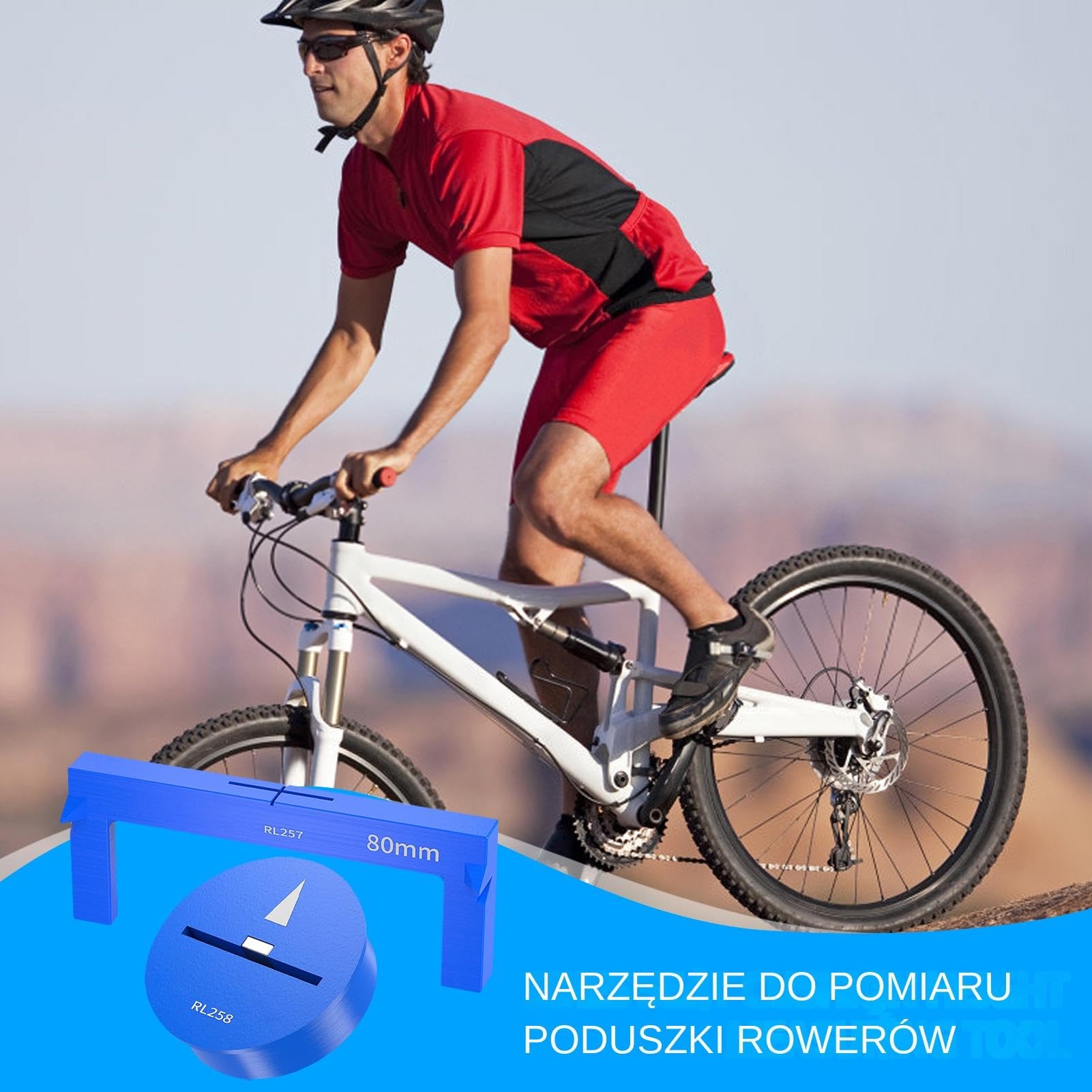 Measuring Gauge for Cycle Seat Height, Magnetic Height Adjustment Tool for Cycles Seat Cushion, Portable Riding Accessory for Father, Boyfriend, Grandfather