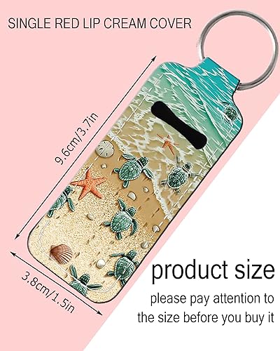 Miniatura 6 de Chapstick Holder Llavero Moda Lápiz Labial Manga Bálsamo Labial Portátil Bolsillo Brillo Labial Soporte de Tubo