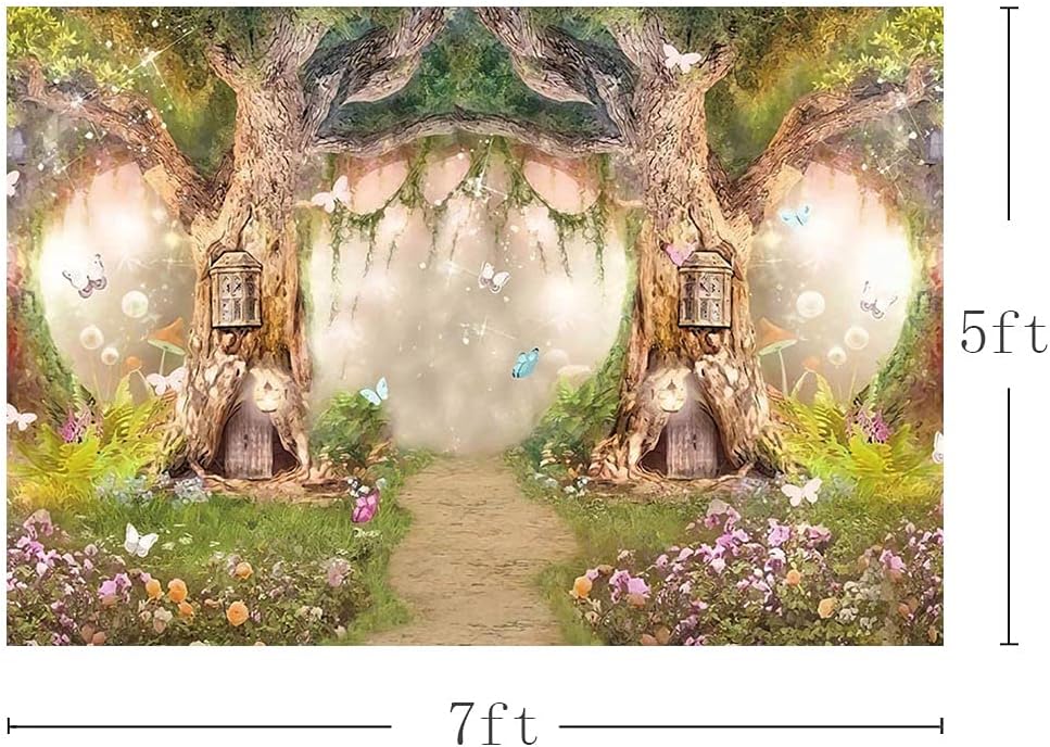 MEHOFOND Fairy Tale Princess Backdrop 7ft x 5ft Multicolor, Multicolored, 7x5ft - Image 4
