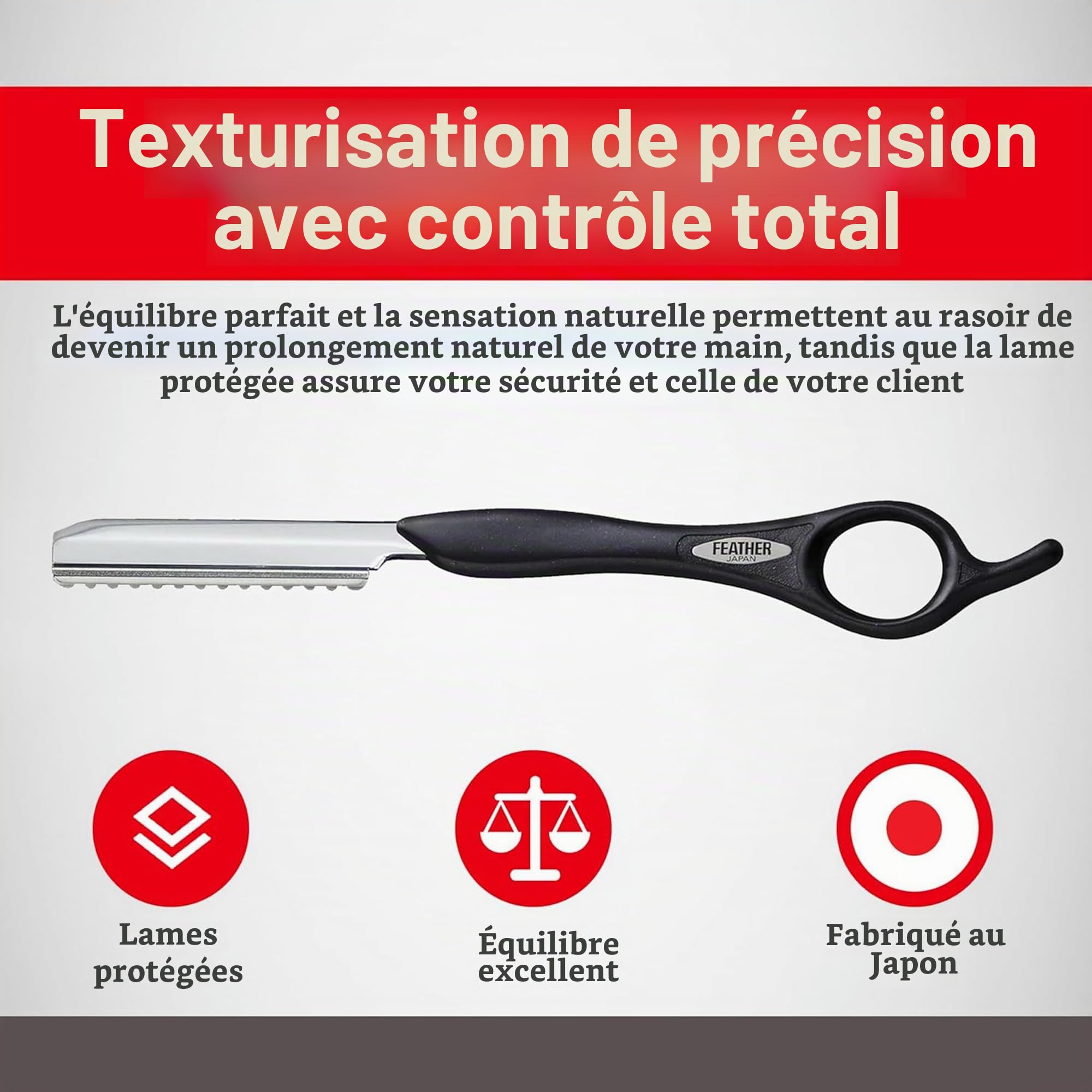 Jatai Feather Rasoir coiffant