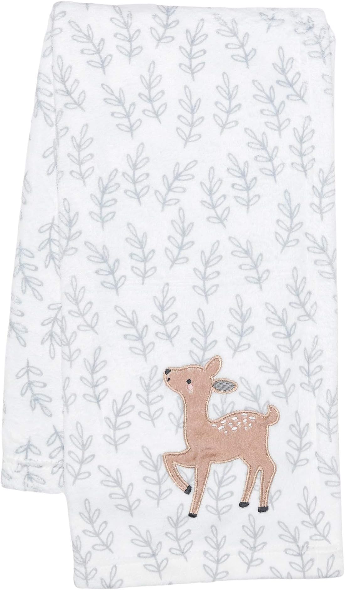 Bedtime Originals Deer Park Baby Blanket, White