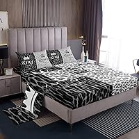 Vista 24 de jejeloiu Sea Turtle Sheet Set Ocean Creature Themed Sheets with Deep Pocket Fitted Sheet Sea Underwater World Bed Sheets Set Bed Reptile Tortoise