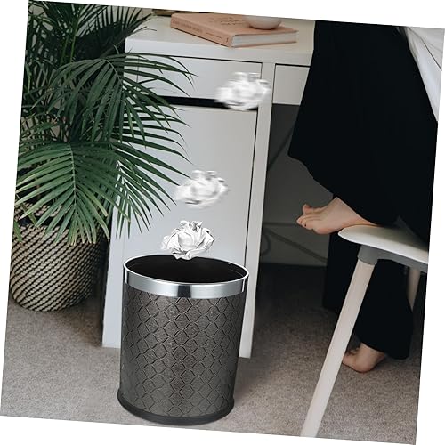 Miniatura 3 de NOLITOY Botes de basura de plástico - Contenedores de basura para el hogar, oficina, baño, automóvil, hotel