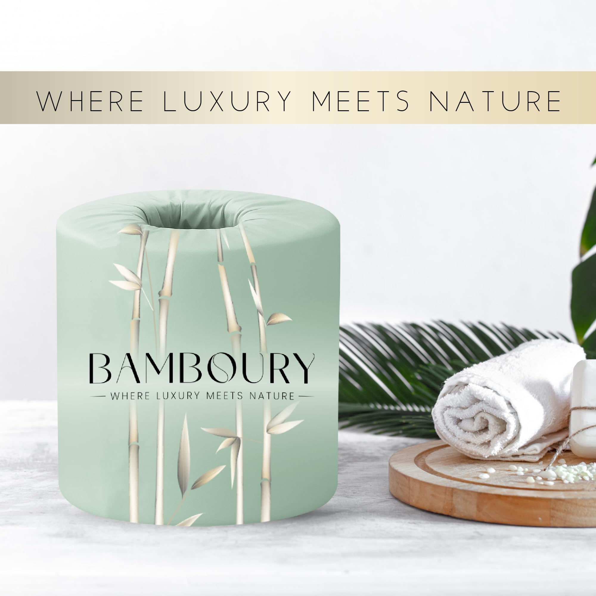 Amazon.co.jp: Bamboury 竹製トイレットペーパー – 12ロール 3層 (300