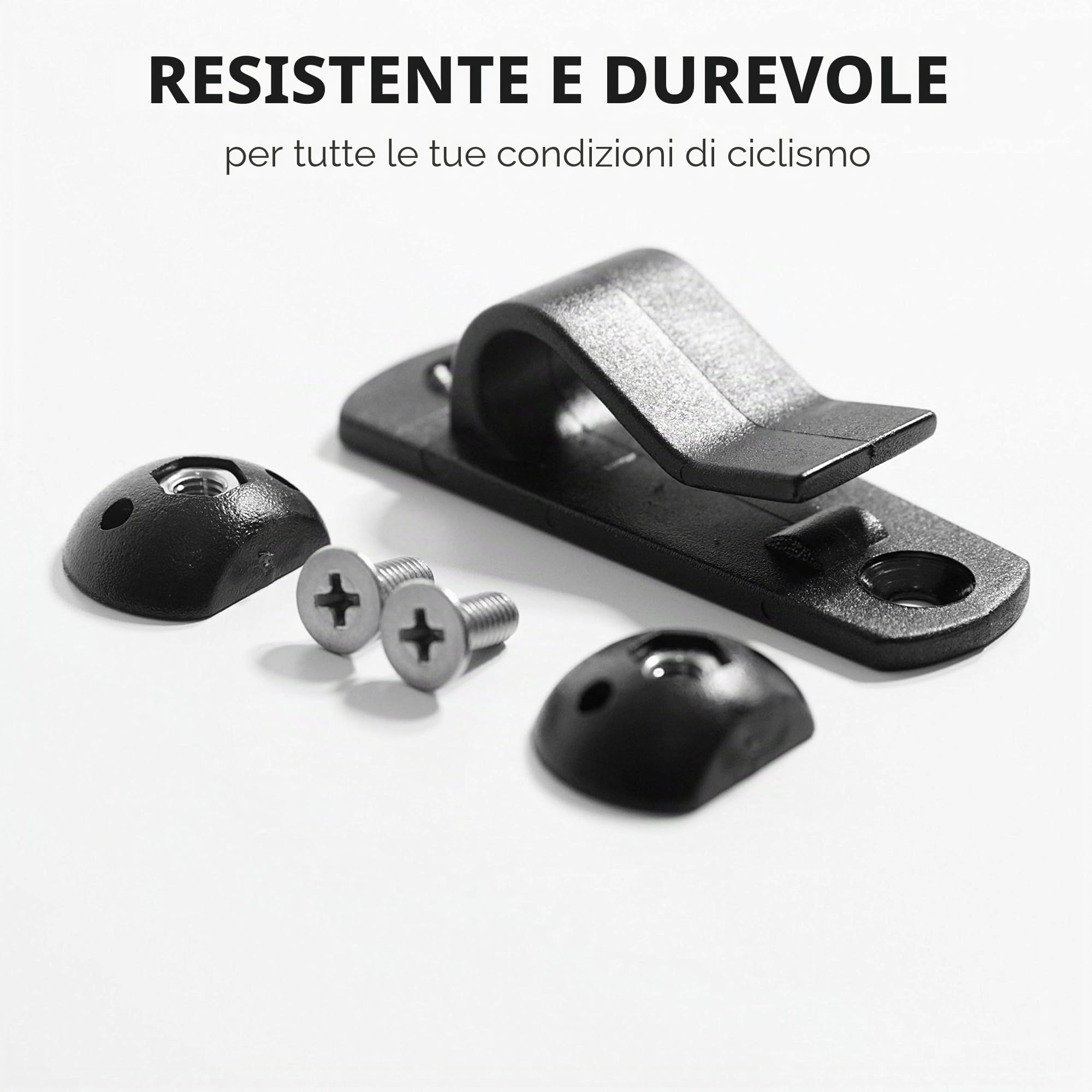 Vincita Kit ganci per borse laterali per bici per convertire qualsiasi borsa in una borsa Può essere utilizzato con portapacchi di diametro fino a 13 mm