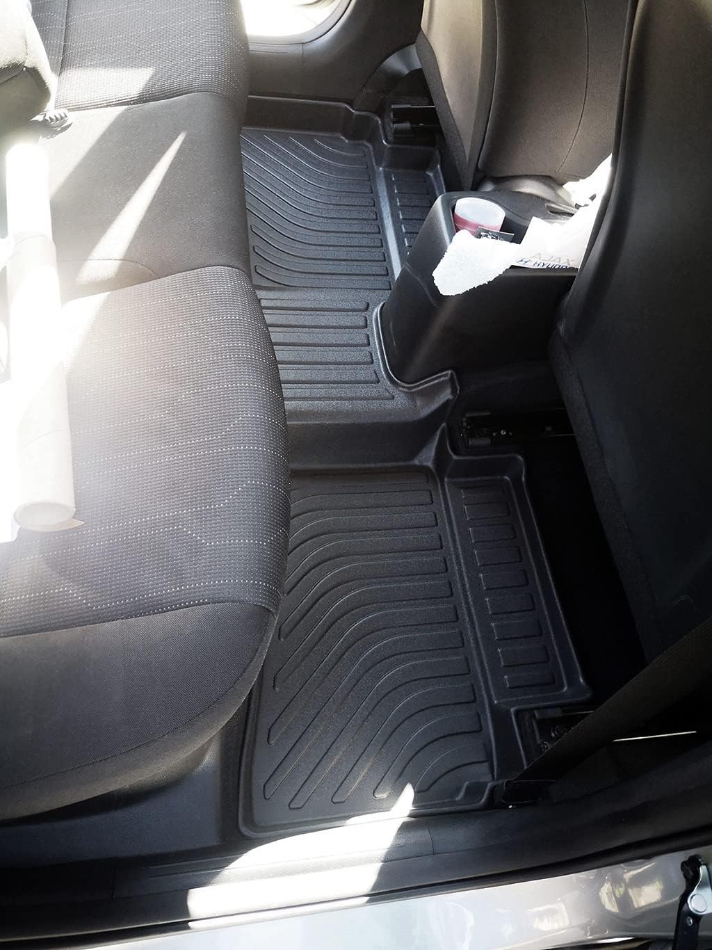 Car Floor Mats Replacement for Hyundai Venue 2020-2025 Protection All Weather Custom Fit Waterproof Carpets Heavy Duty Durable Odorless Liners Front & Rear Black