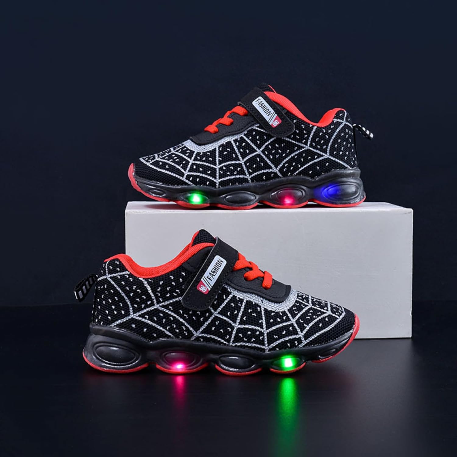 RAYCHY Children's Casual Shoes Boys Breathable Non-Slip Light Sneakers Unisex Luminous Sneakers for Girls Sport Running Shoes - Image 5