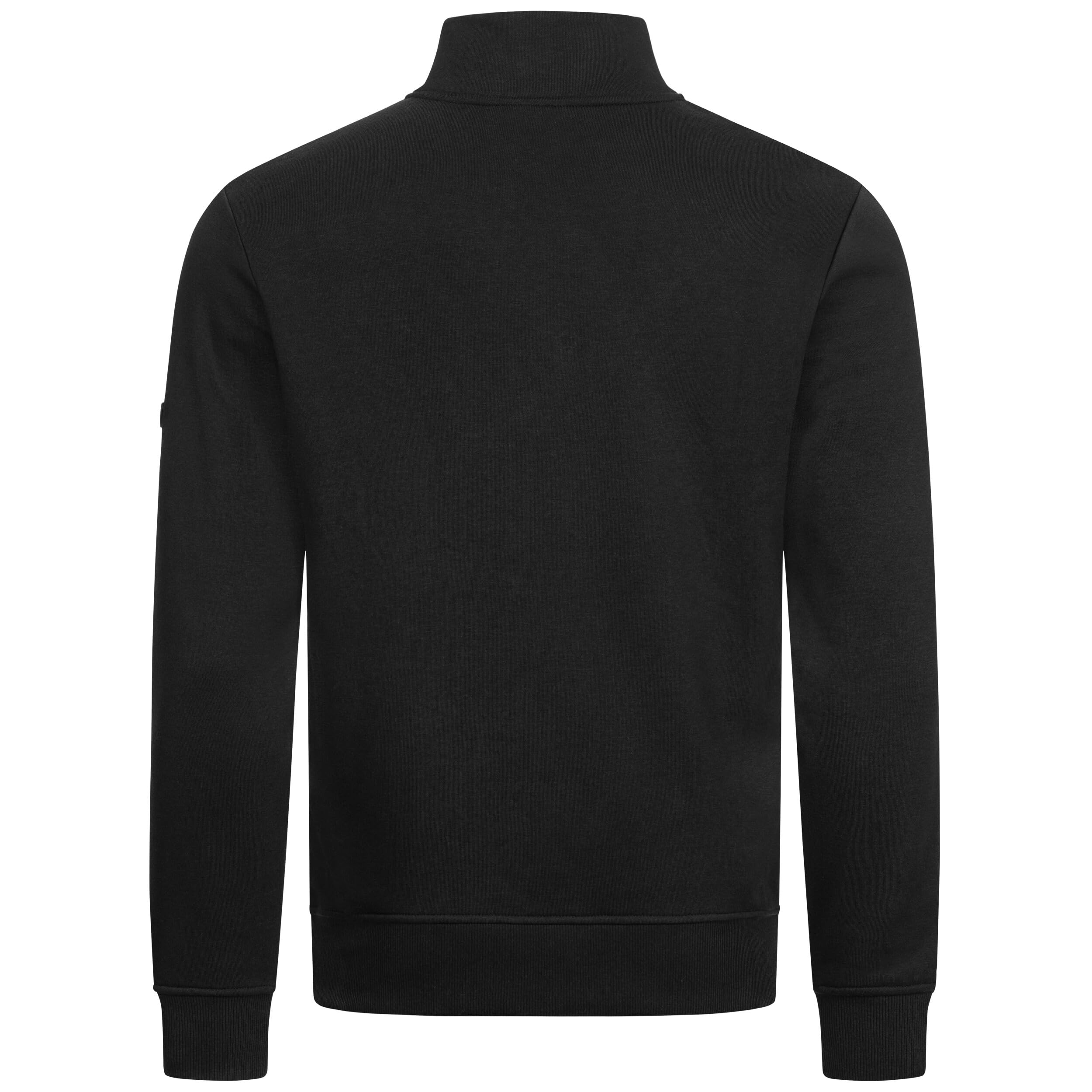 Höhenhorn Troiberg Sudadera con Cremallera de 1/4 para Hombre, Troyer con Cuello, Azul, 3XL, Azul, 3XL