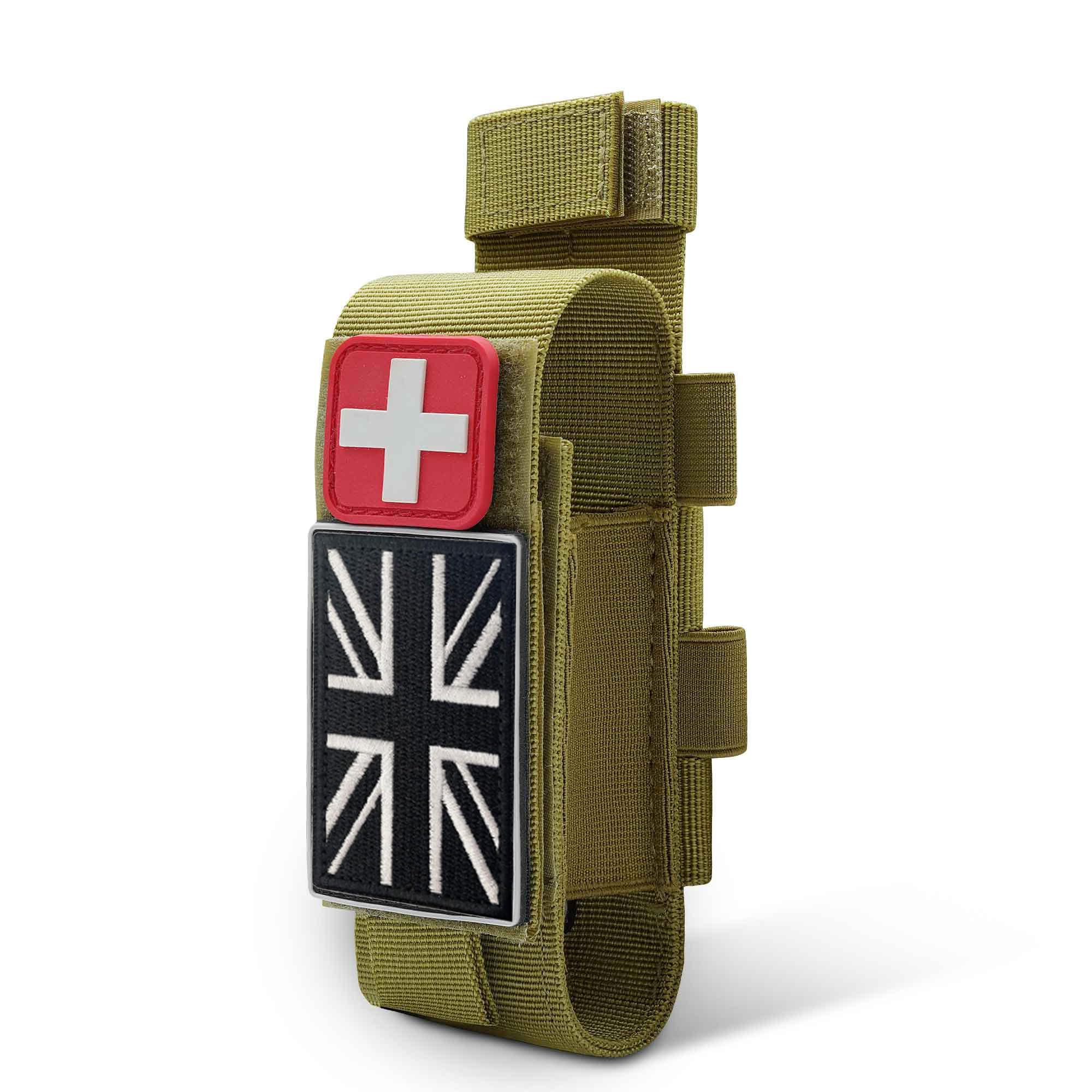 Upgrade 1000D Laser Cut Molle Tourniquet Pouch Holder, Tactical Tq & Trauma Medical Shear Pouches