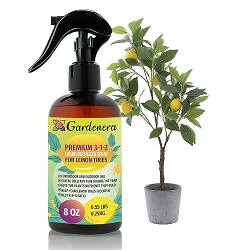 Spray de fertilizante profesional de árbol de limón para jardinería doméstica, niebla de mezcla suave 3-1-2 para hojas saludables y crecimiento,
