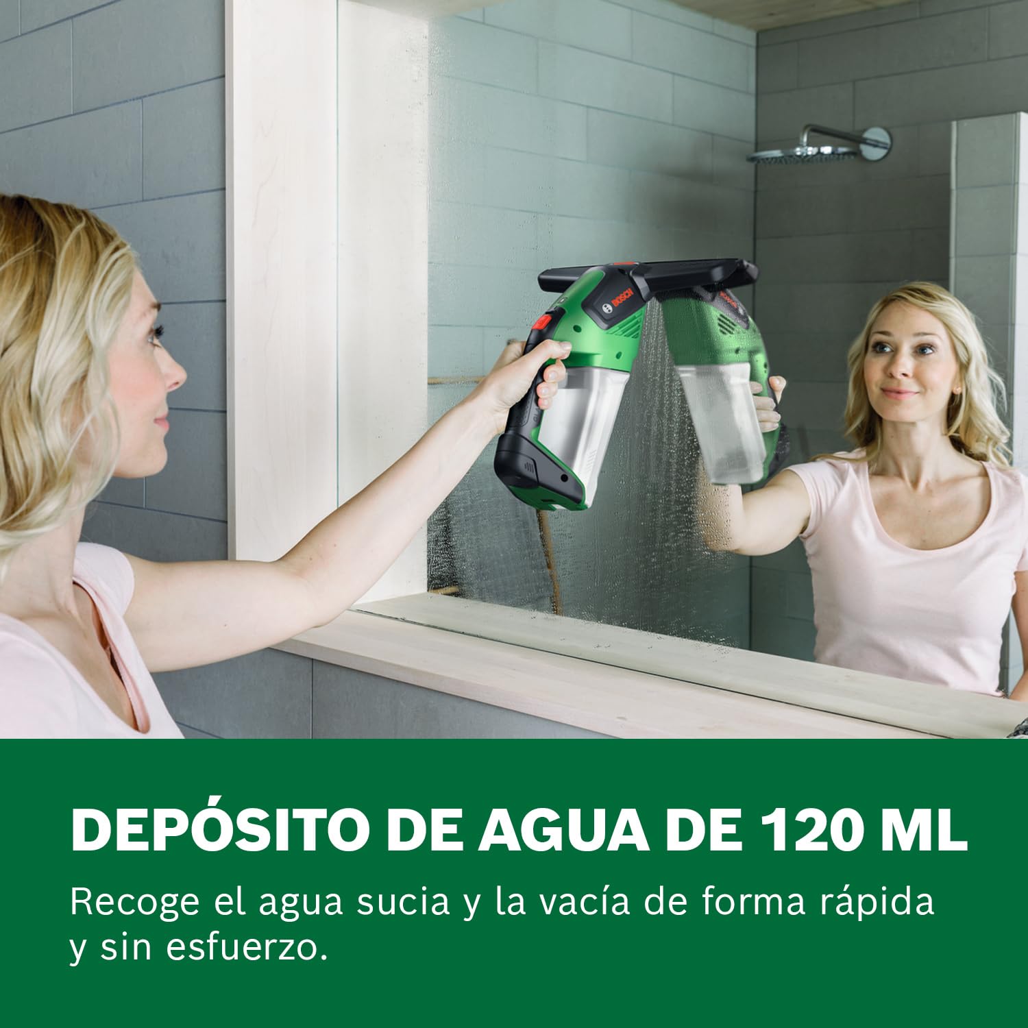 Bosch GLASSVAC Limpiador de cristales (batería de Compact Power BA de 4 V de 2,0 Ah, caja de cartón)