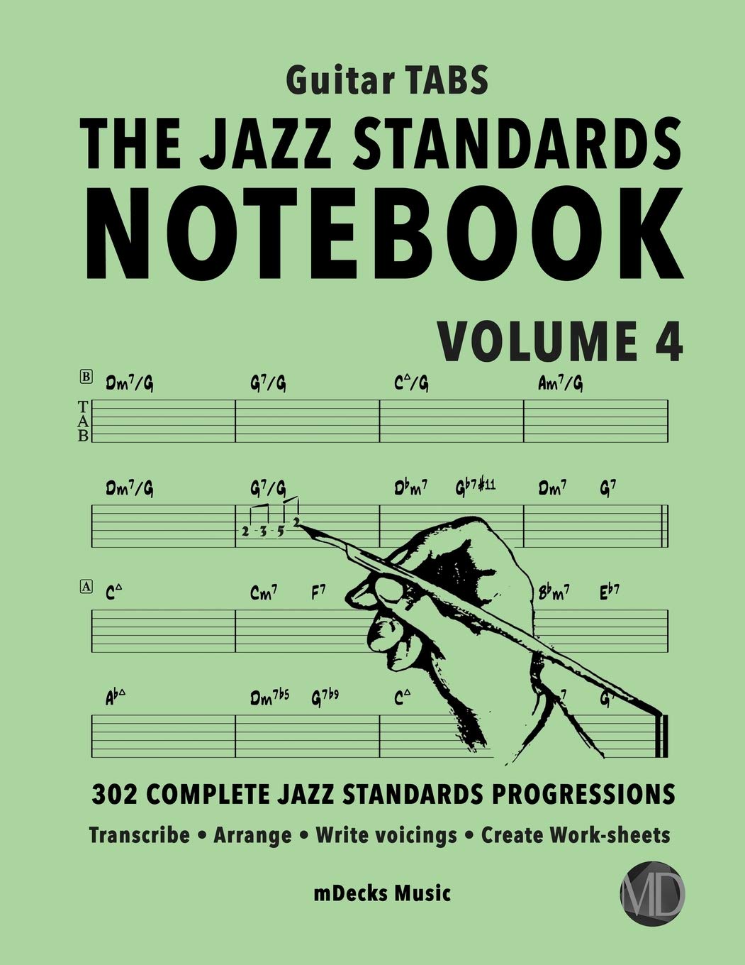 Guitar Tabs Jazz Standards Vol 4 mémoriser les grilles sans partition complexe