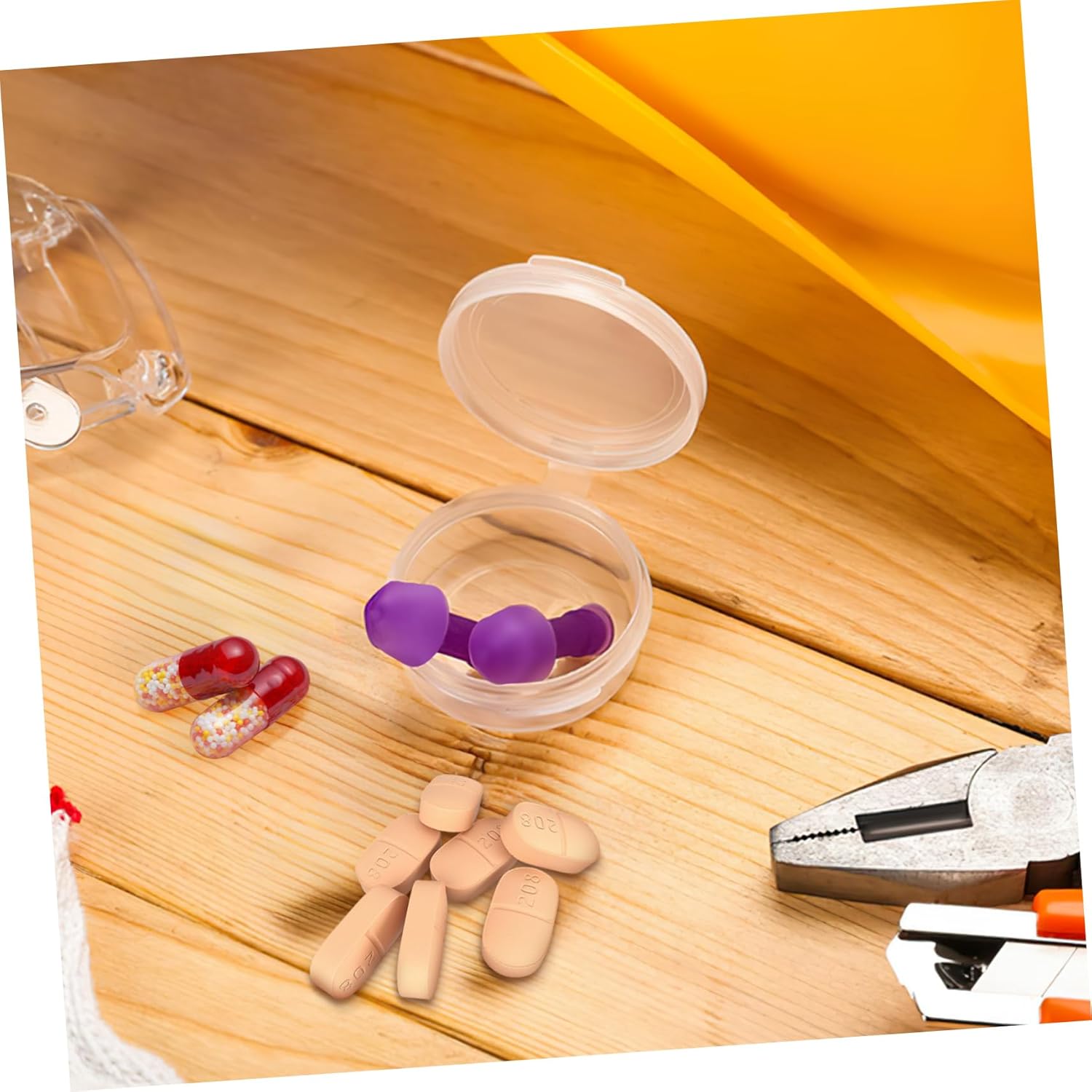 CALLARON 80pcs Jewelry Organizer Tray Travel Case Beading Supplies Jewelry Mini Bead Organizer Storage for