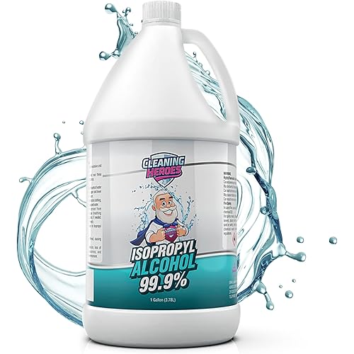 99% Isopropyl Alcohol Spray - One Gallon (Pack of 4) 32 Fl Oz Bottles - Ultimate Rubbing Alcohol Cleaner for Electronics, Wounds, and Household Use