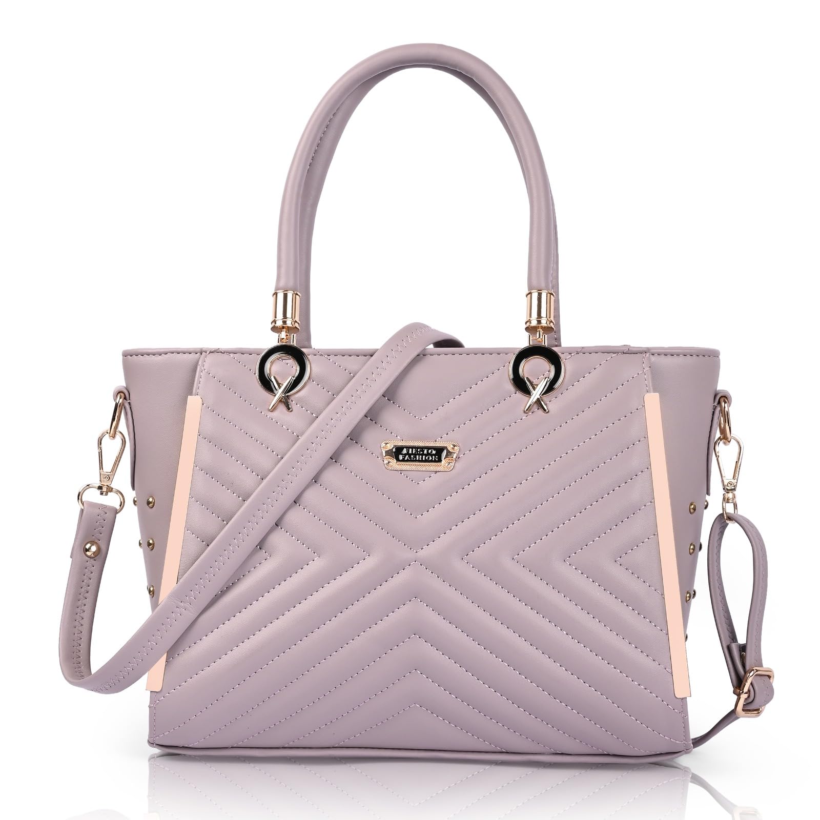 Women's Latest PU Leather Top Handle Handbags For Ladies & Girls - Extra Spacious (Pack of 1)-image-45
