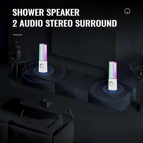 Miniatura 3 de Altavoz USB de baile acuático para teléfono de computadora Altavoces de baile acuático Altavoz de baile acuático Altavoces de fuente de agua