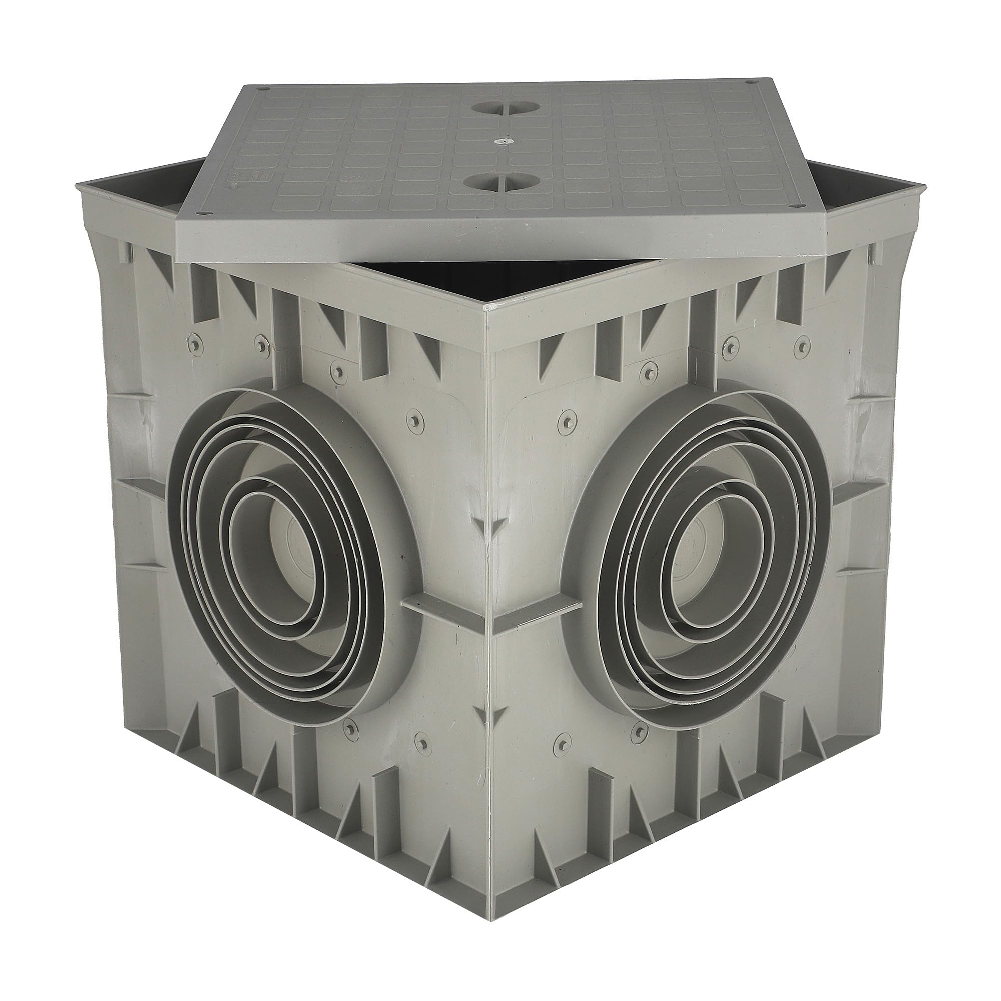 EDO Arqueta de registro 500x500x500 mm IP54 IK10 gris
