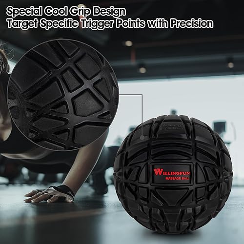 Miniatura 3 de Pelota de masaje para liberación miofascial, bola de masaje de punto gatillo, bolas de terapia física para espalda, pies, bola de masaje de tejido