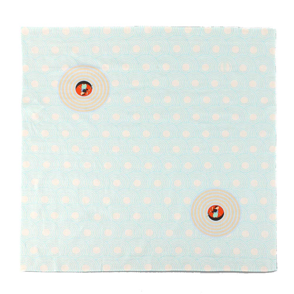 Furoshiki - Adorno tradicional japonés de tela de algodón para decoración de arte de montaña, Kioto, hecho a mano