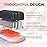TYMO Ionic Hair Straightener Brush - Straightening Comb with 10M Negative Ions, 25s Heat-up, 16 Temps, Dual Voltage, LED Display | Ceramic Hot Comb Hair Brush Straightener for Women, Pink