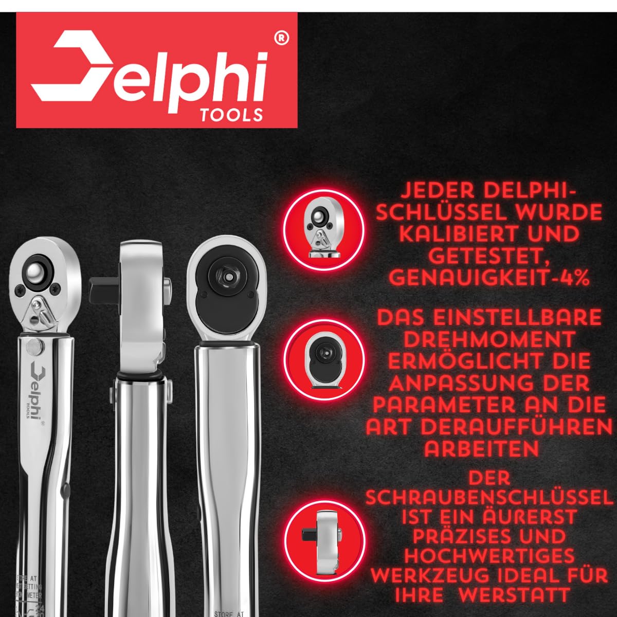 Momentsleutel 1/2 28-210Nm Hofftech