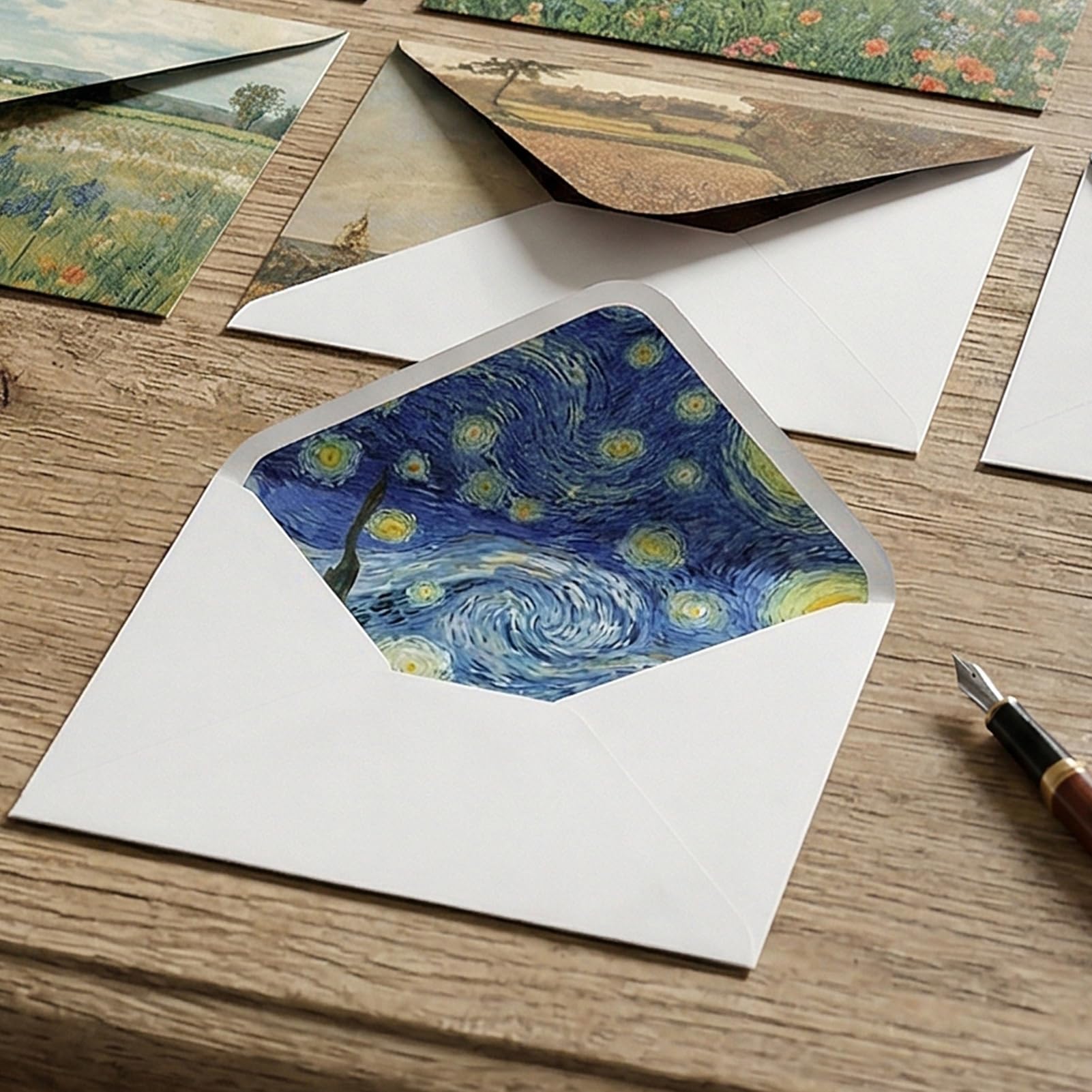Luocute 60 Weiße Umschläge, Papierumschläge für Briefe, Dankeskarten, Geburtstage, Hochzeiten, Abschlussfeiern, mit Leerem Design Zur Individuellen Gestaltung, Größe 17 X 12 Cm (Weißer Umschlag 60