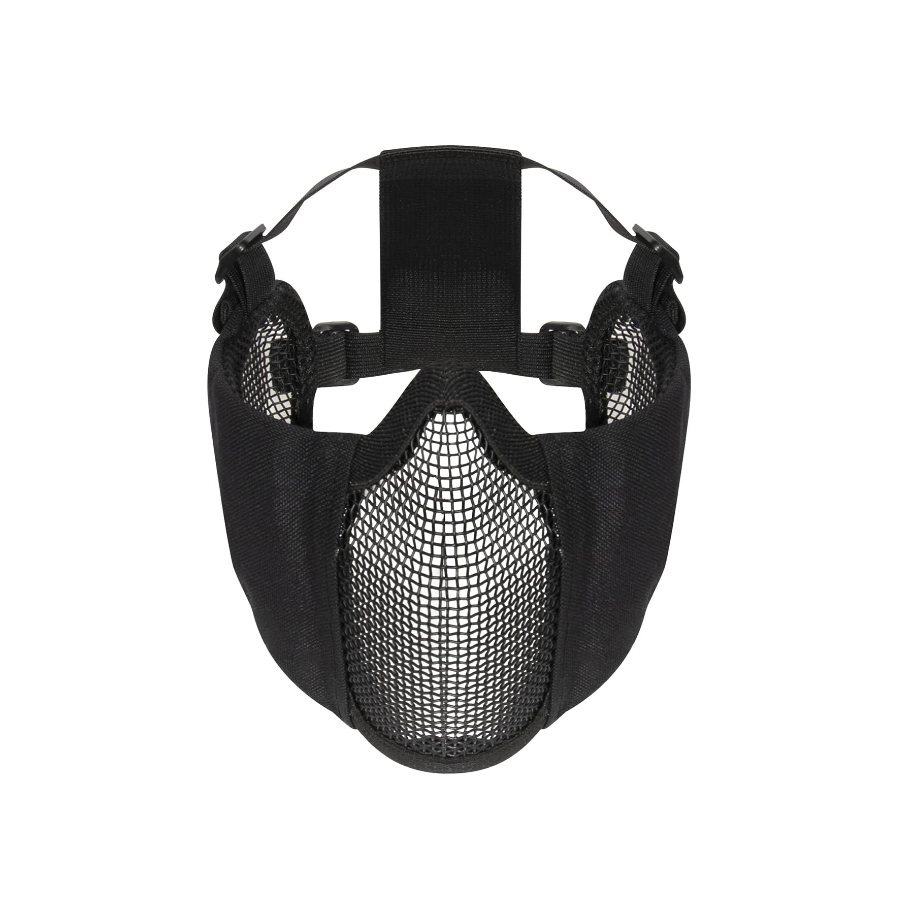 Rothco 20856 Steel Half Face Mask with Ear Guard - Black