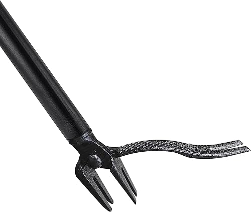 Herramienta extractora de malezas de 47.2 pulgadas, elimina sin esfuerzo las malas hierbas y raíces de diente de león, cabeza de acero de KITTYAMIGO