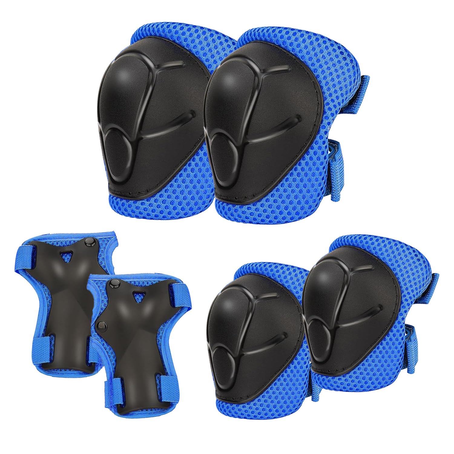 Knee Pads for Kids， Knee Pads and Elbow Pads Set Toddler 3-10 Years Protective Gear Set for Girls Boys with Wrist Guards for Skating Cycling Bike