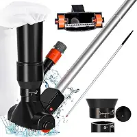 Aspirador de piscina para acima do com 48 Multi-Purpose Escova Design fechamento trava exclusivo Sacola malha Sem necessidade energia elétrica bomba Fácil usar ABS Alumínio Versátil inflável pequena s