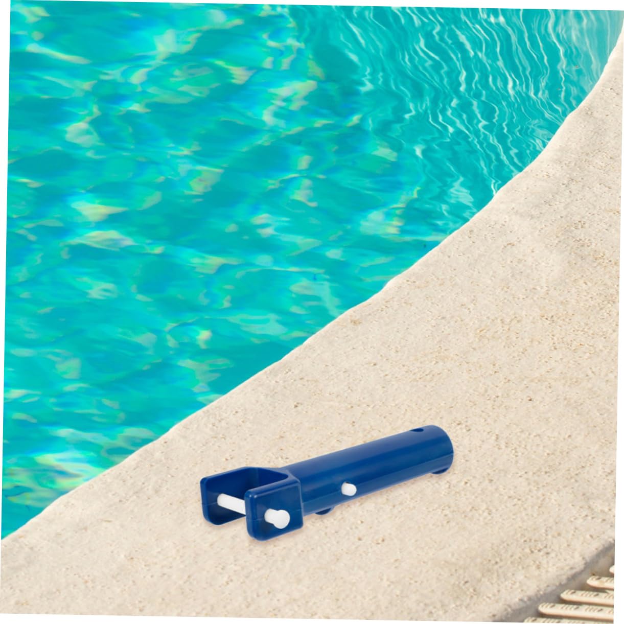 10piezas Mango De Aspiradora De Piscina Ergonómico para Limpieza De Debris Accesorio Compatible Varios Instalación Rápida y De Azul
