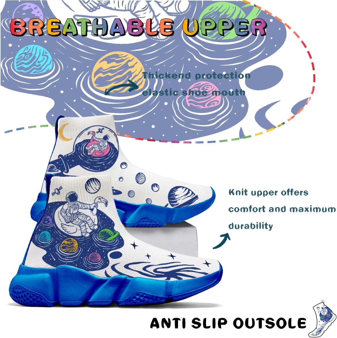 Unicorn Shoes for Boys Girls Kids Sneakers Tennis Shoes Painted Running Shoes