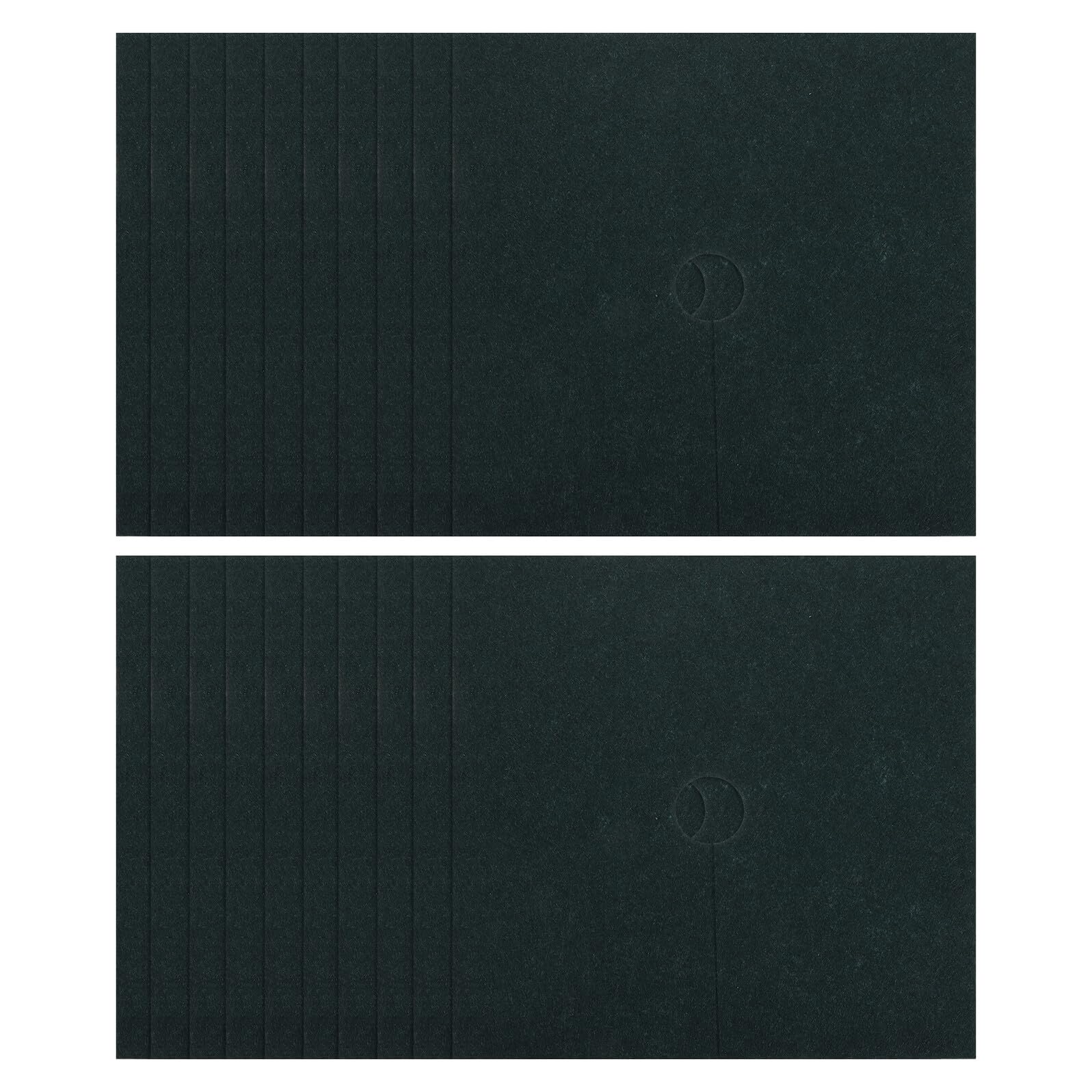 Anneaux de paillis carrés 32 cm verts en non-tissé pour protection des arbres x20