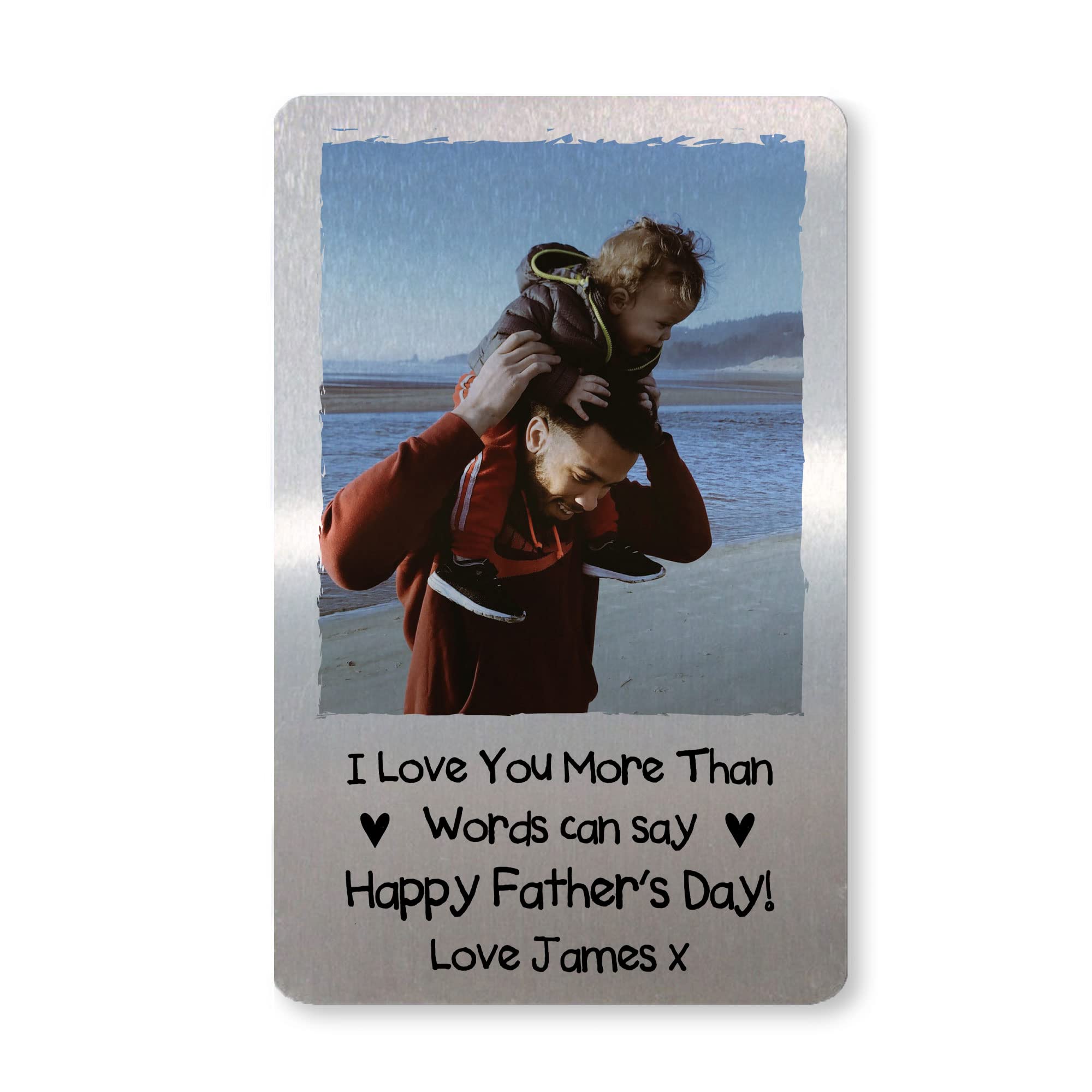 RED OCEAN Personalised Wallet Gift Novelty Fathers Day Gift For Dad Daddy Keepsake Gift For Him
