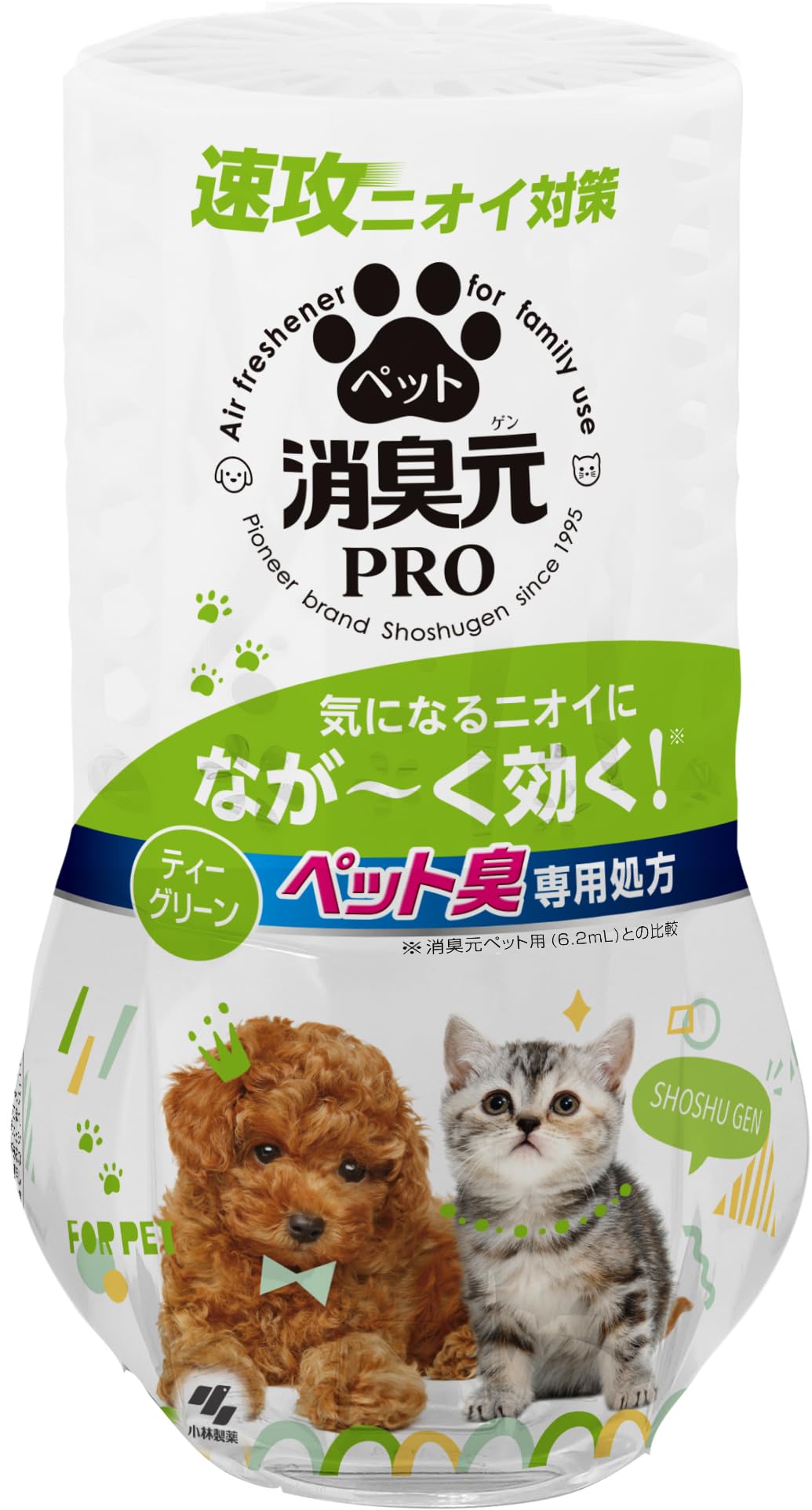 消臭元 PRO(プロ) ペット ティーグリーン 400mL