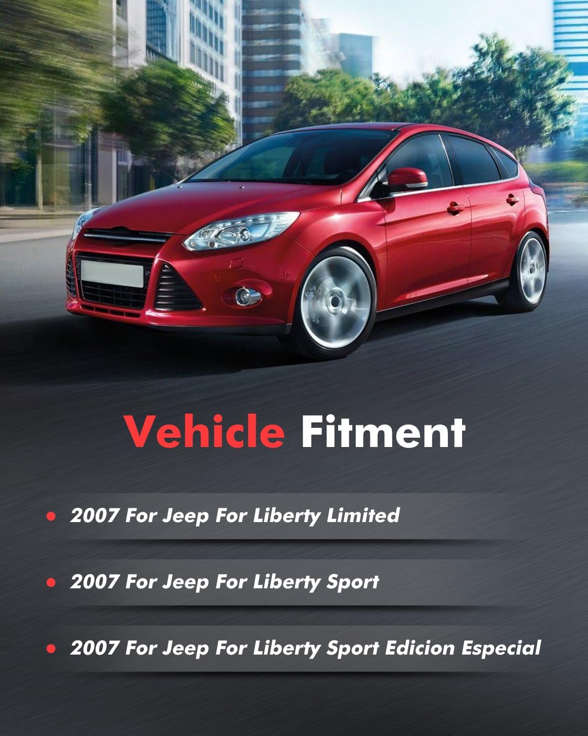 cciyu 2975 Radiator Replacement for 2007 for Jeep for Liberty 3.7L 2007 for Jeep for Liberty Sport Edicion Especial 3.7L Automotive Replacement Engine Radiators Car Parts