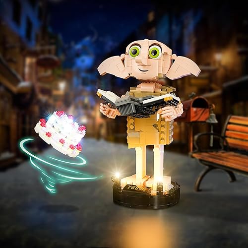 Miniatura 5 de Rorliny Kit de luz LED para Lego Harry Potter Dobby The House-Elf 76421, kit de iluminación creativa compatible con Lego 76421 (solo luces, sin