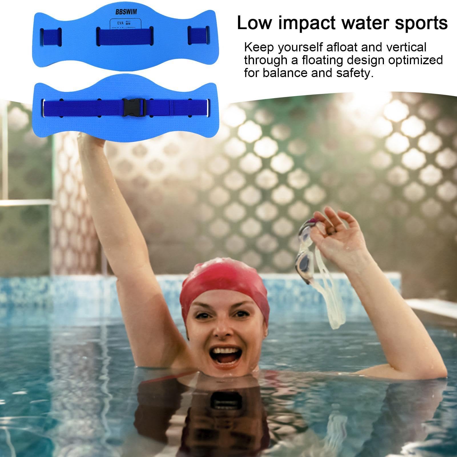 Ceinture De Natation Confortable En Mousse EVA Réglable - Aide à La Flottaison Pour Adultes Et Enfants - Jaune