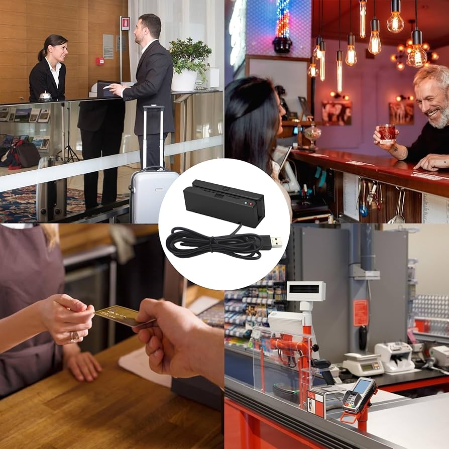 Amazon.com: QICARWOW MSR90U Magnetic Strip Card Reader 3 Track USB